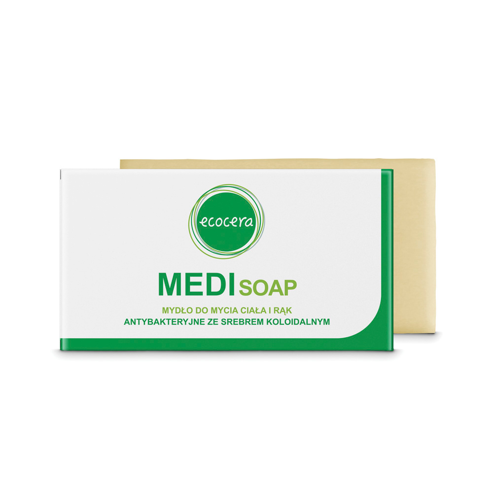 31872161645176831 Medi Soap mydło antybakteryjne w kostce ze srebrem koloidalnym 100g - obrazek 1