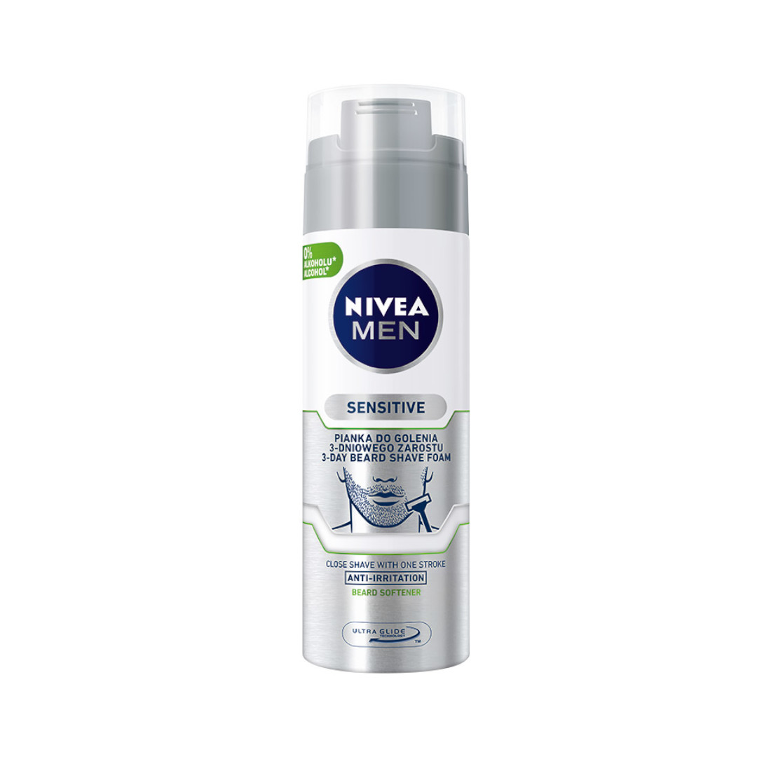 31885261652264951 Men Sensitive pianka do golenia 3-dniowego zarostu 200ml - obrazek 1