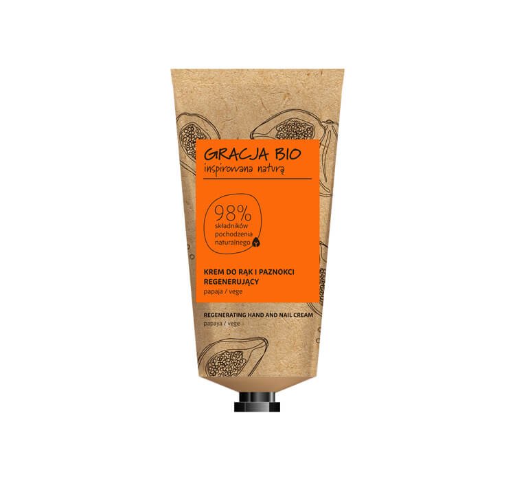 31894161591172344 Bio regenerujący krem do rąk i paznokci Papaja 50ml - obrazek 1