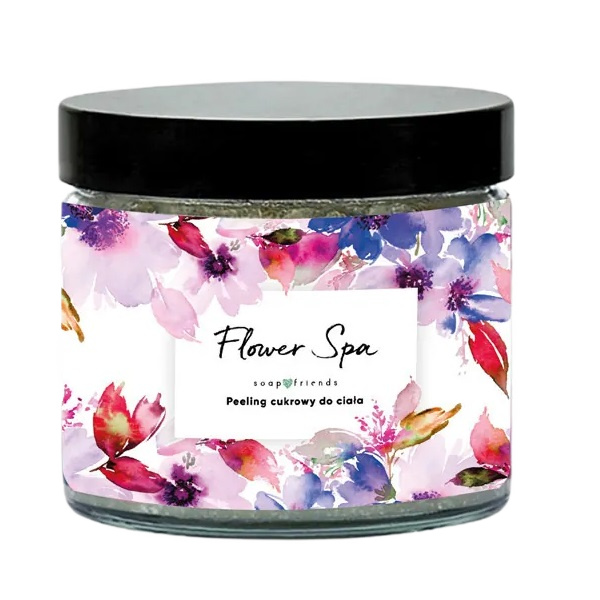 32017381714971544 Flower Spa cukrowy peeling do ciała 250ml - obrazek 1