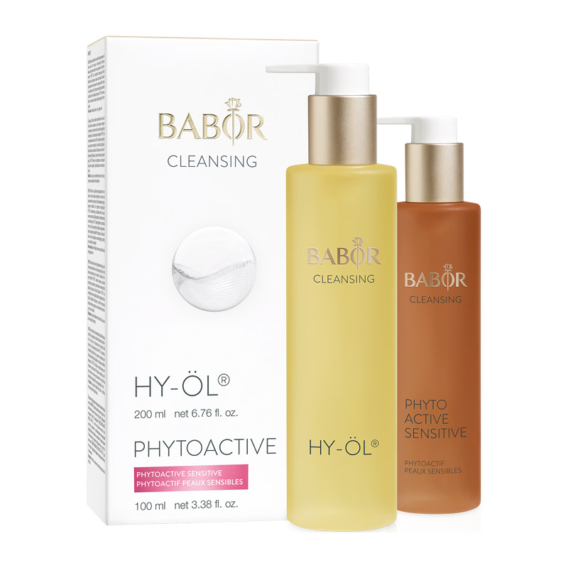 32042971751276671 Hy-Öl & Phytoactive Sensitive zestaw hydrofilowy olejek oczyszczający 200ml + koncentrat ziołowy 100ml - obrazek 1
