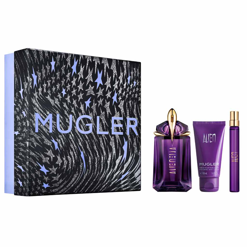 32062241757488635 Alien zestaw woda perfumowana spray 60ml + woda perfumowana spray 10ml + balsam do ciała 50ml - obrazek 1