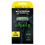 Hydro 3 Skin Hydration maszynka do golenia z 3 ostrzami i 9 wkładów