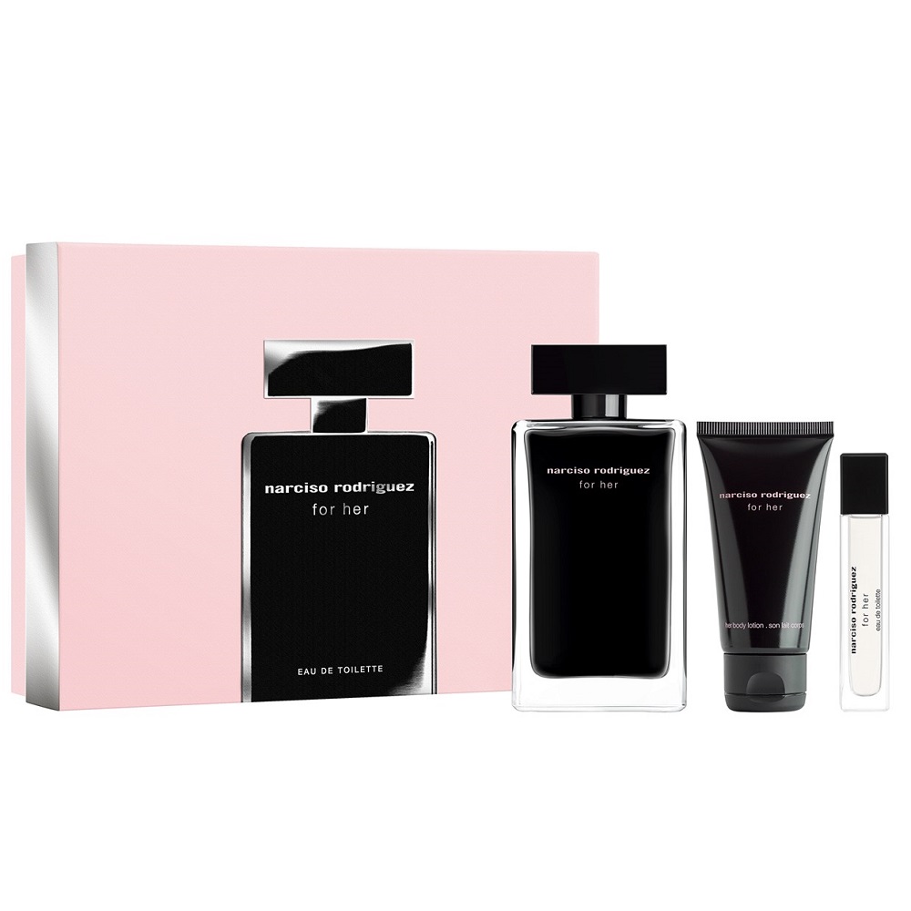 32119501722254234 For Her zestaw woda toaletowa spray 100ml + balsam do ciała 50ml + woda toaletowa spray 10ml - obrazek 1