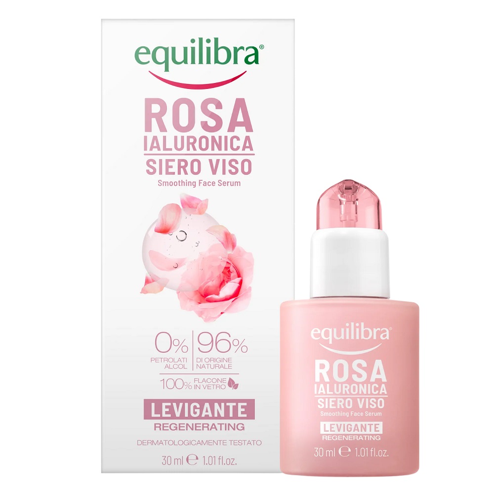32138131652178433 Rosa Smoothing Face Serum różane serum wygładzające z kwasem hialuronowym 30ml - obrazek 1