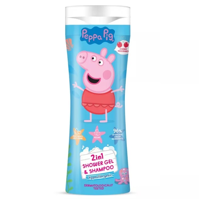 32181531701437026 Żel pod prysznic i szampon 2w1 Wiśnia 300ml - obrazek 1