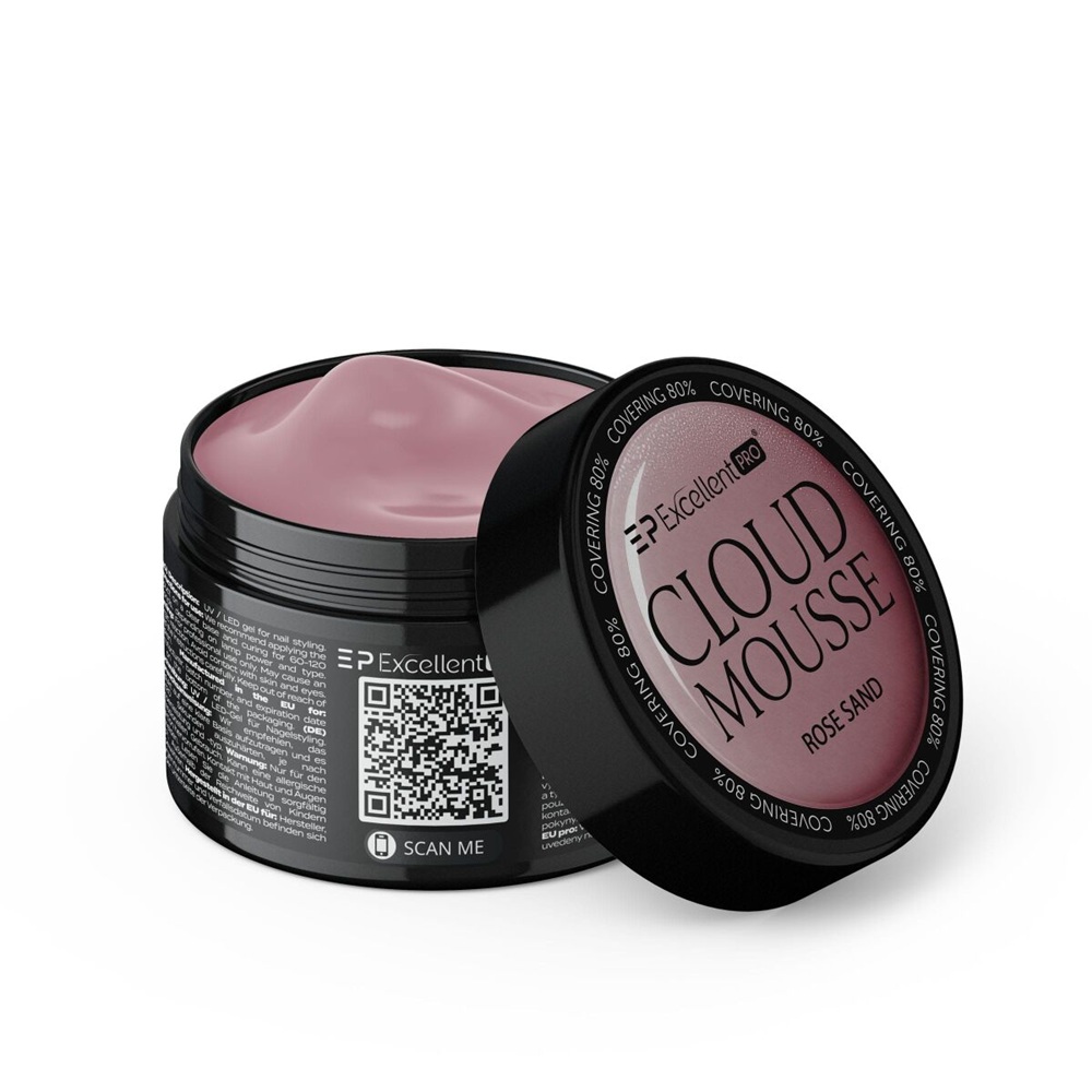 32322771766495729 Cloud Mousse żel budujący Rose Sand 15g - obrazek 1