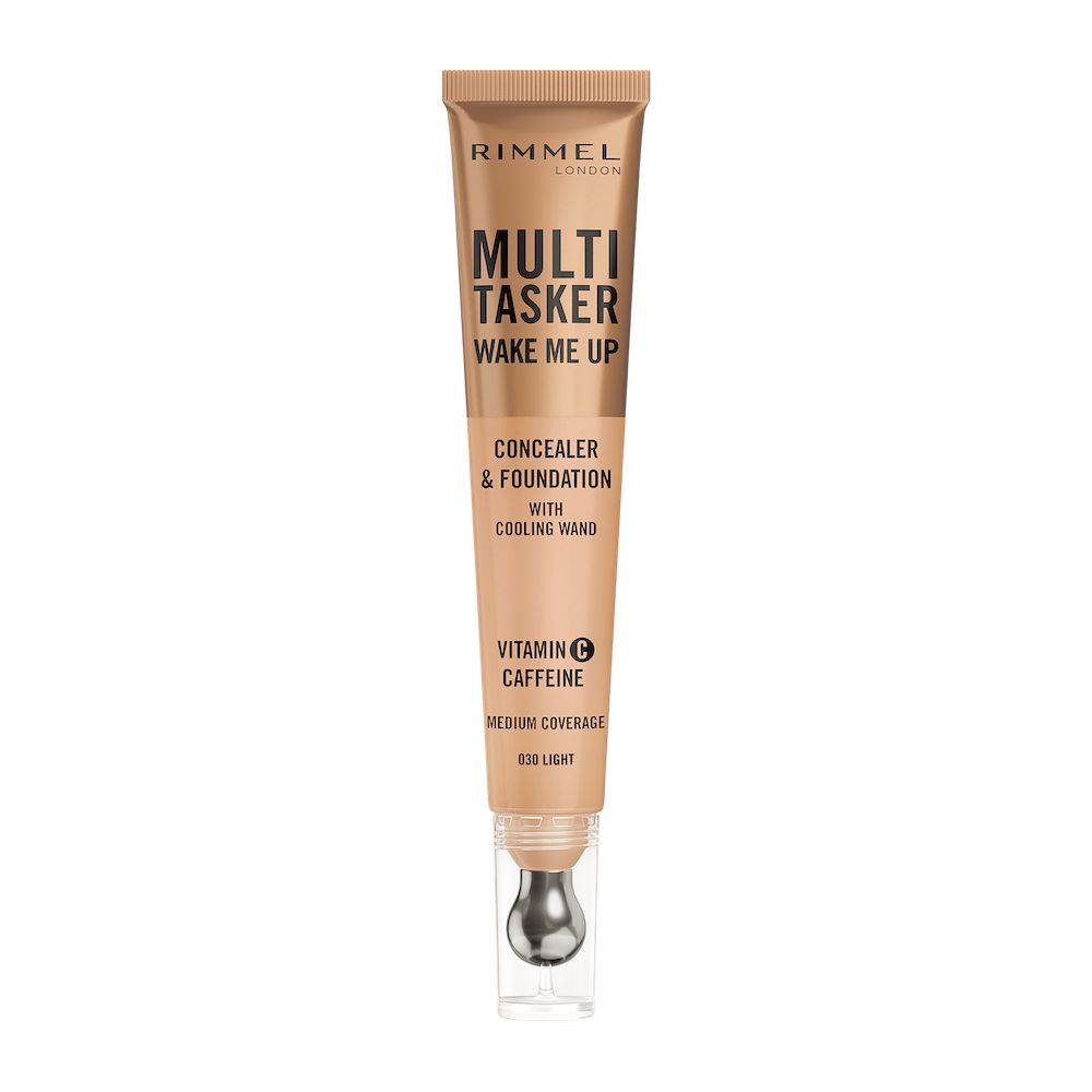 32387361733288525 Multi-Tasker Wake Me Up rozświetlający korektor z masującym aplikatorem 030 Light 20ml - obrazek 1
