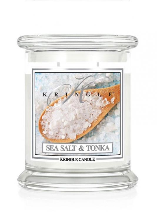 32425071636958195 Średnia świeca zapachowa z dwoma knotami Sea Salt & Tonka 411g - obrazek 1