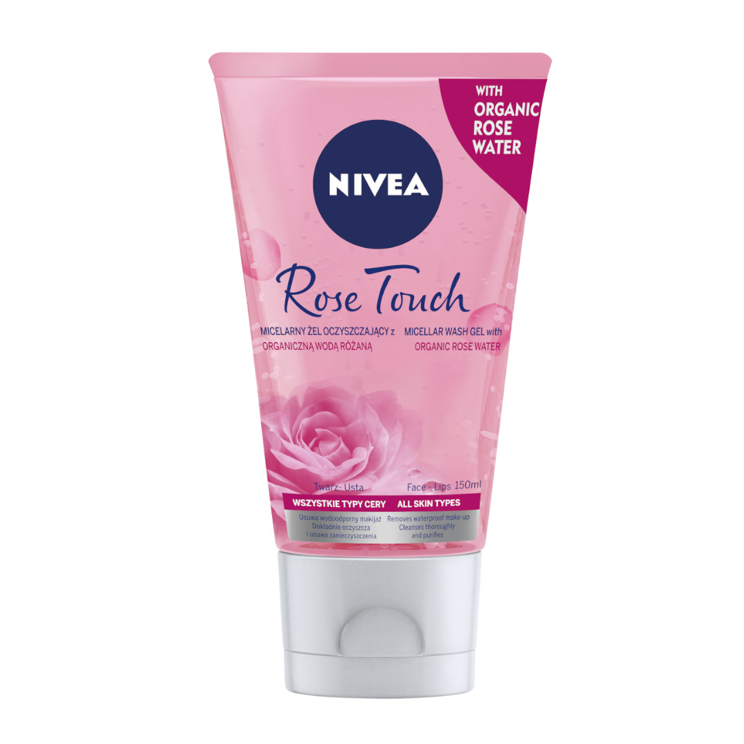 32544711753961147 Rose Touch micelarny żel oczyszczający z organiczną wodą różaną 150ml - obrazek 1