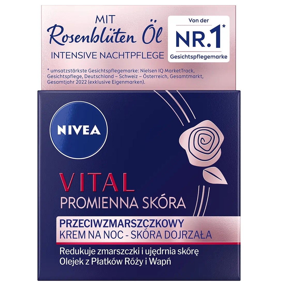 32583531750968215 Vital Promienna Skóra przeciwzmarszczkowy krem na noc 50ml - obrazek 1