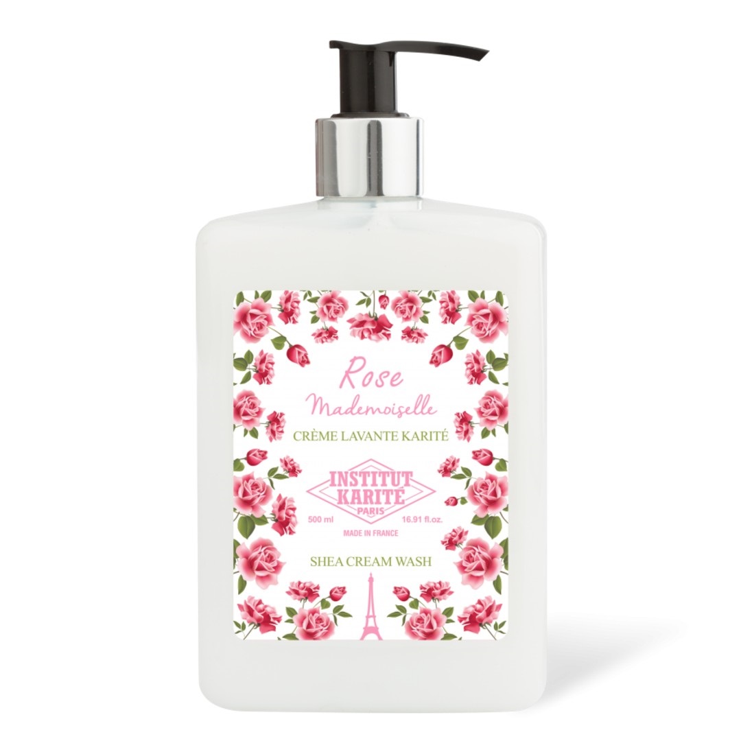 32588381625561692 Shea Cream Wash kremowe mleczko pod prysznic z masłem Shea Róża 500ml - obrazek 1