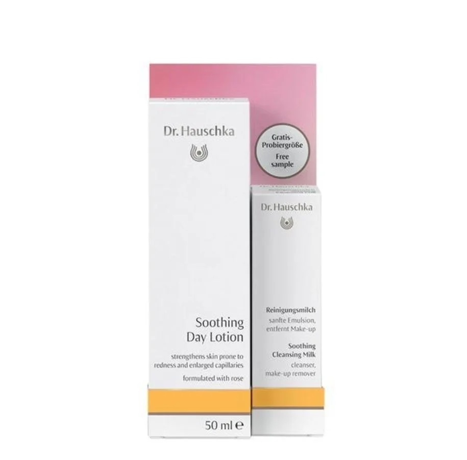3260101648799768 Zestaw Soothing Day Lotion łagodzący balsam na dzień 50ml + Soothing Cleansing Milk kojące mleczko do demakijażu 10ml - obrazek 1