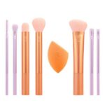 Level Up Brush + Sponge zestaw pędzli do makijażu 7szt. + gąbka do makijażu