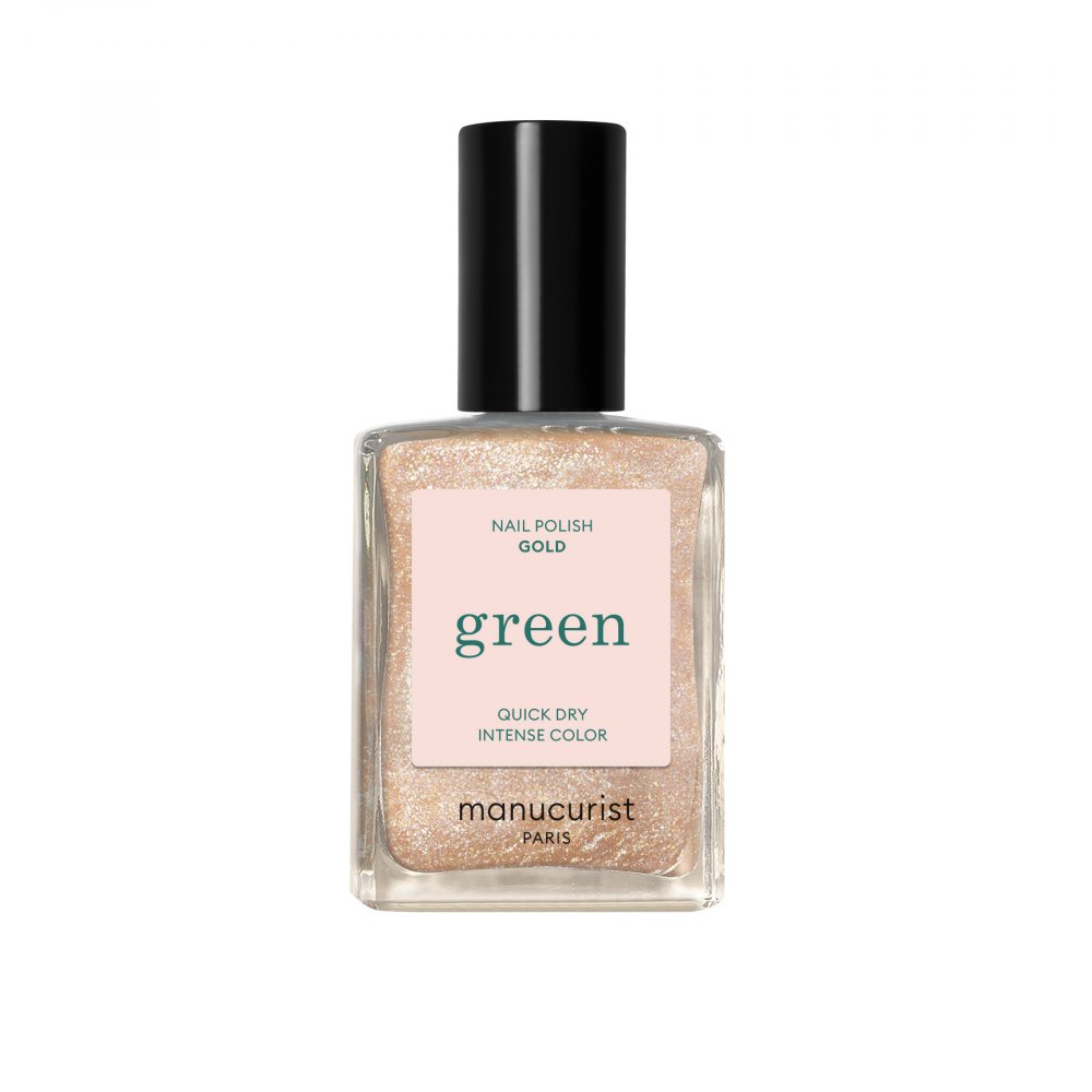327191767986149 Green Nail Polish lakier do paznokci Gold 15ml - obrazek 1