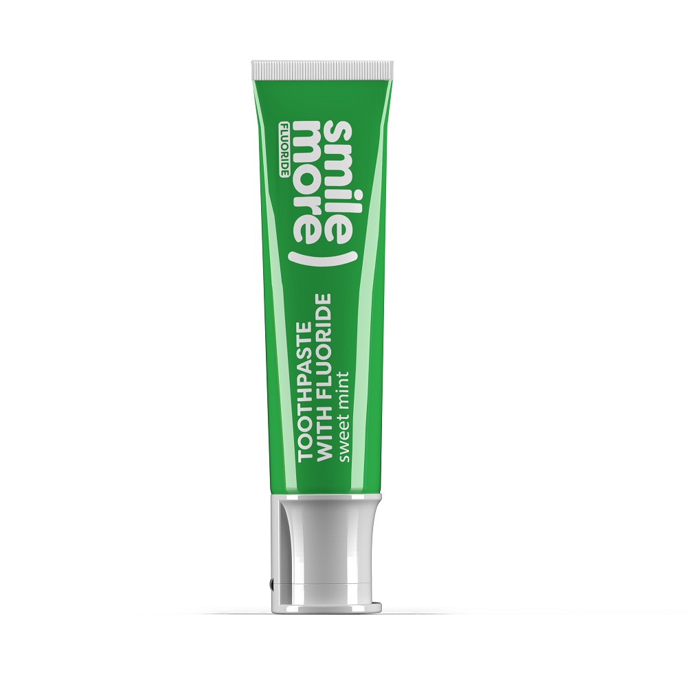 32722291708000040 Toothpaste with Fluoride pasta do zębów z fluorem Sweet Mint 30ml - obrazek 1
