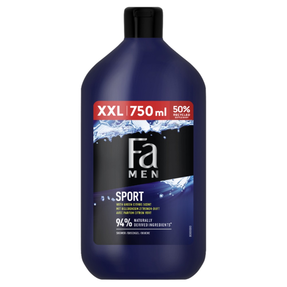 32821371747054239 Men Sport żel pod prysznic 2w1 o zapachu zielonych cytrusów 750ml - obrazek 1
