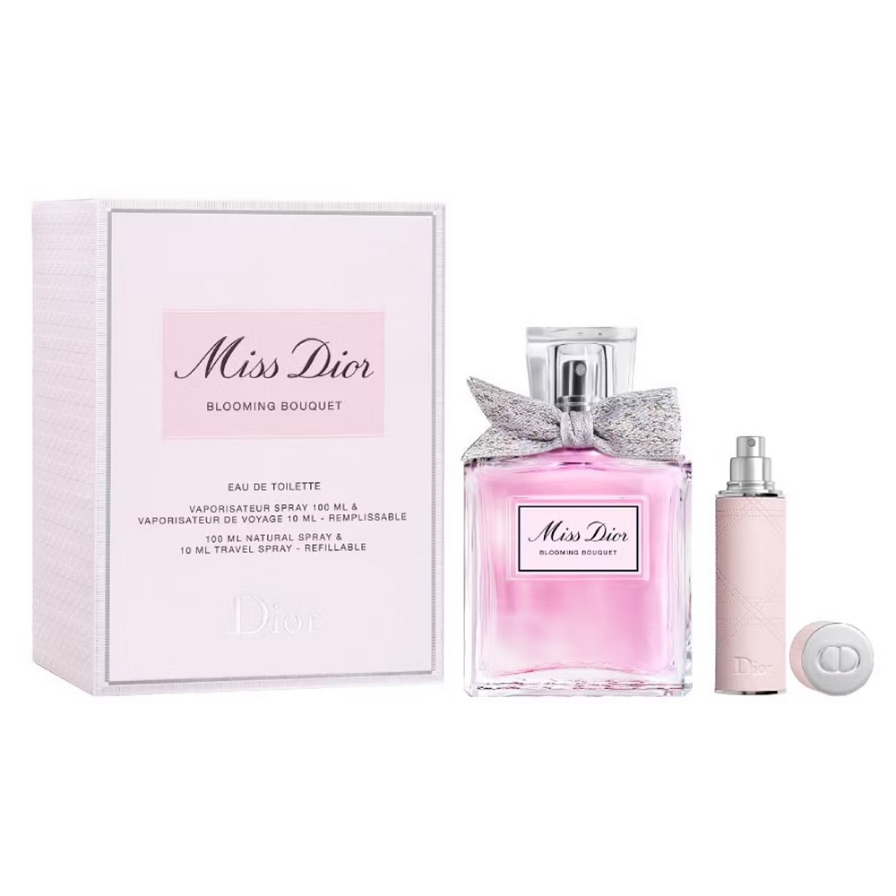 32840701752497077 Miss Dior Blooming Bouquet zestaw woda toaletowa spray 100ml + woda toaletowa spray 10ml - obrazek 1