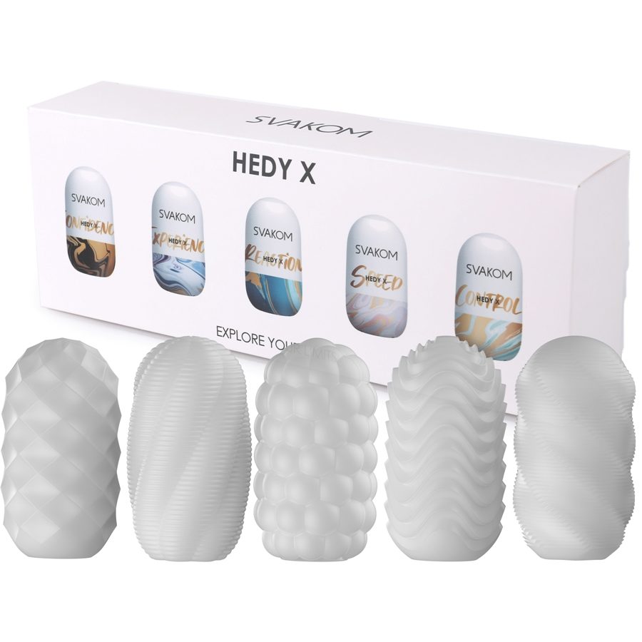 32900581645524180 Hedy X zestaw 5 masturbatorów mix - obrazek 1