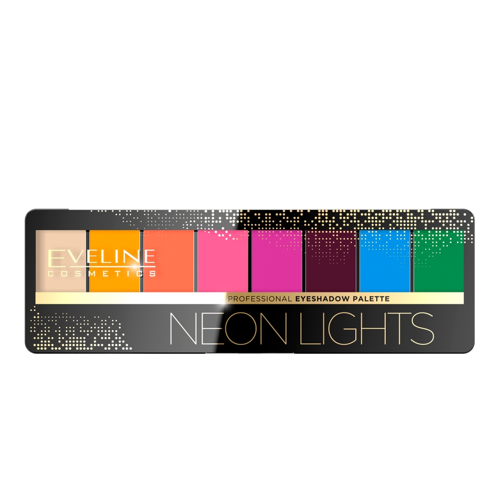 3291971647427091 Professional Eyeshadow Palette paleta cieni do powiek 06 Neon Lights 8g - obrazek 1