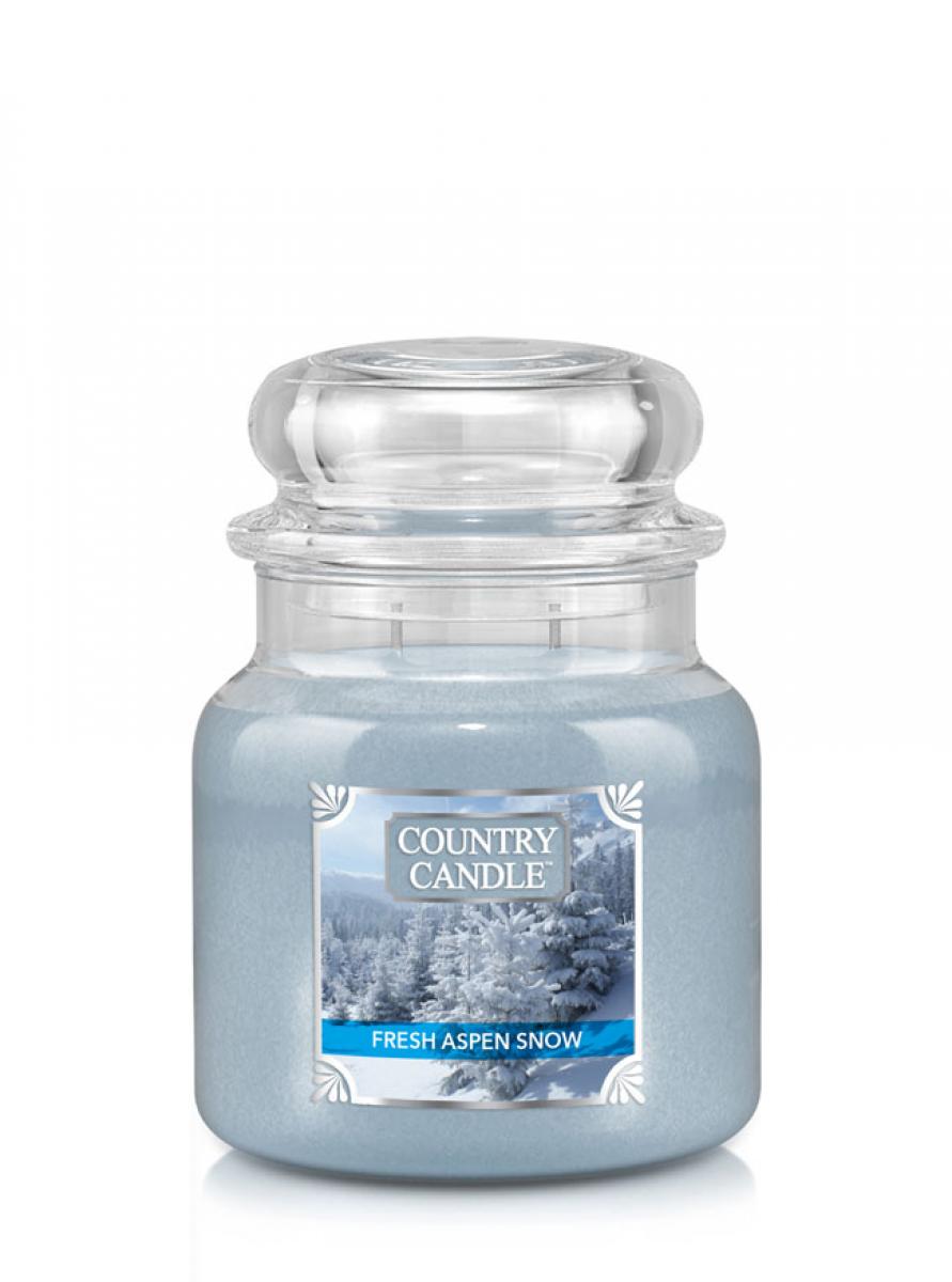 3306281602762982 Średnia świeca zapachowa z dwoma knotami Fresh Aspen Snow 453g - obrazek 1