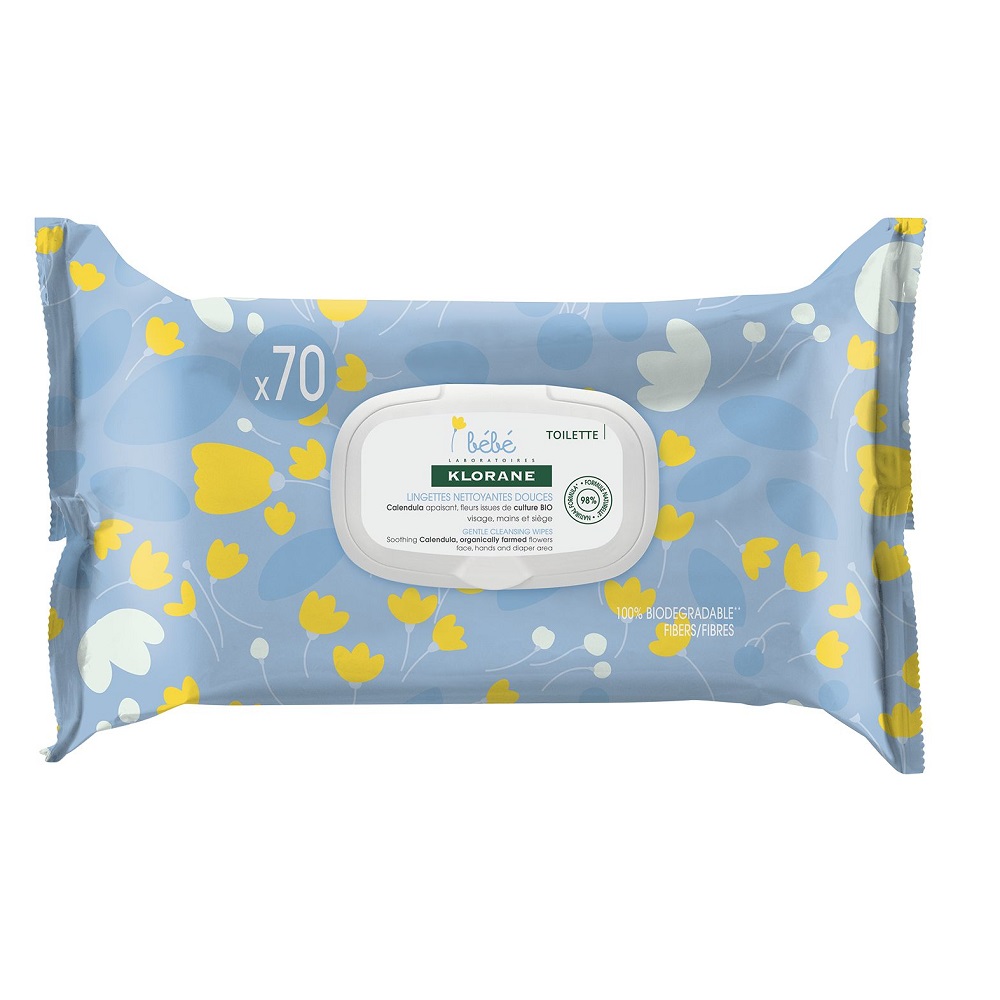 33089781753964265 Bebe Gentle Cleansing Wipes delikatne chusteczki oczyszczające 70szt - obrazek 1