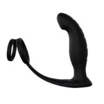 Wandering wibrator z ringiem i 9 trybami wibracji Black