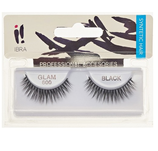 33114841589441595 Para sztucznych rzęs na pasku Glam 600 Black - obrazek 1