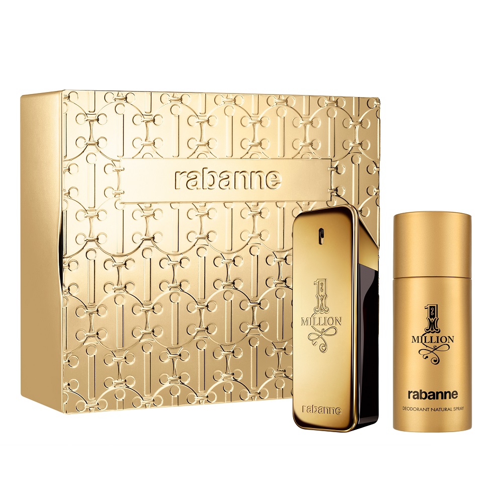 33133621731408223 1 Million Men zestaw woda toaletowa spray 100ml + dezodorant spray 150ml - obrazek 1