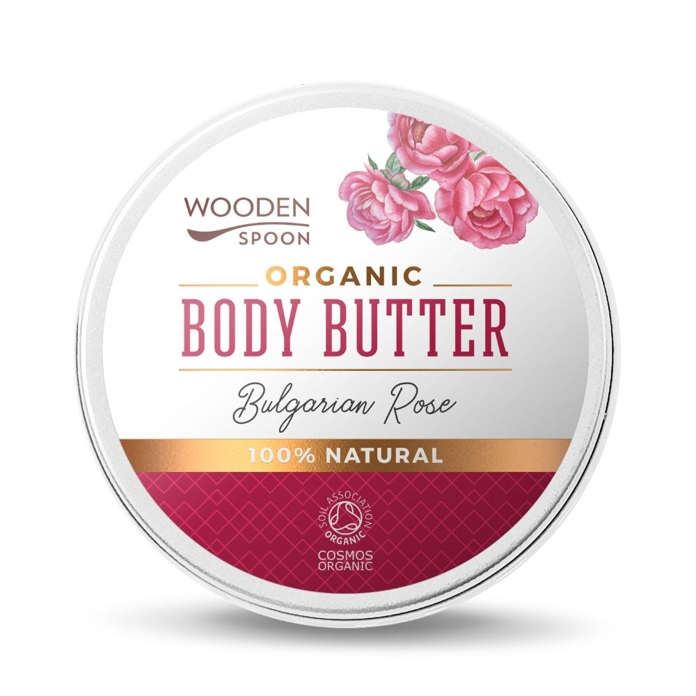 33138831678282039 Organic Body Butter organiczne masło do ciała Bulgarian Rose 100ml - obrazek 1