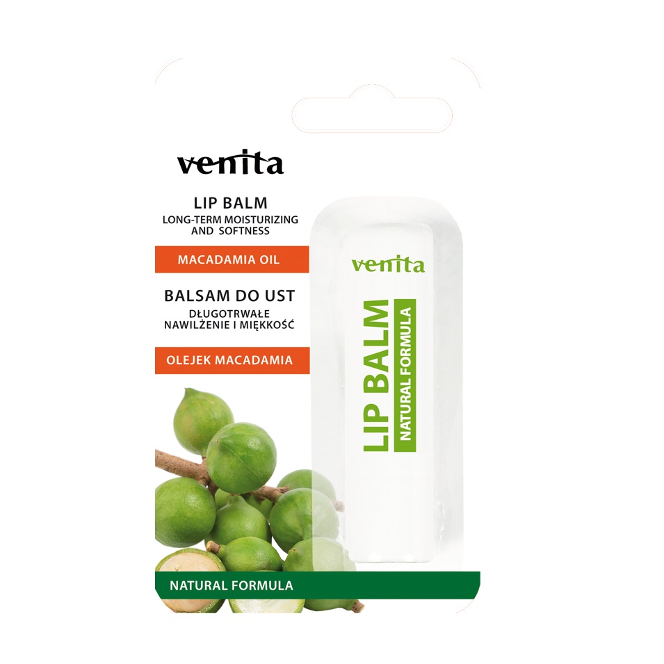 3322921677814432 Naturalny balsam do ust Olejek Macadamia 4g - obrazek 1