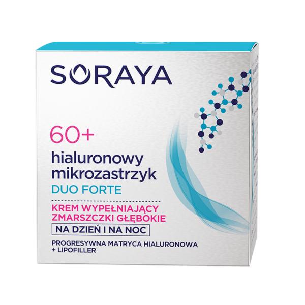 3326221575105429 Hialuronowy Mikrozastrzyk Duo Forte 60+ krem wypełniający zmarszczki głębokie na dzień i na noc 50ml - obrazek 1