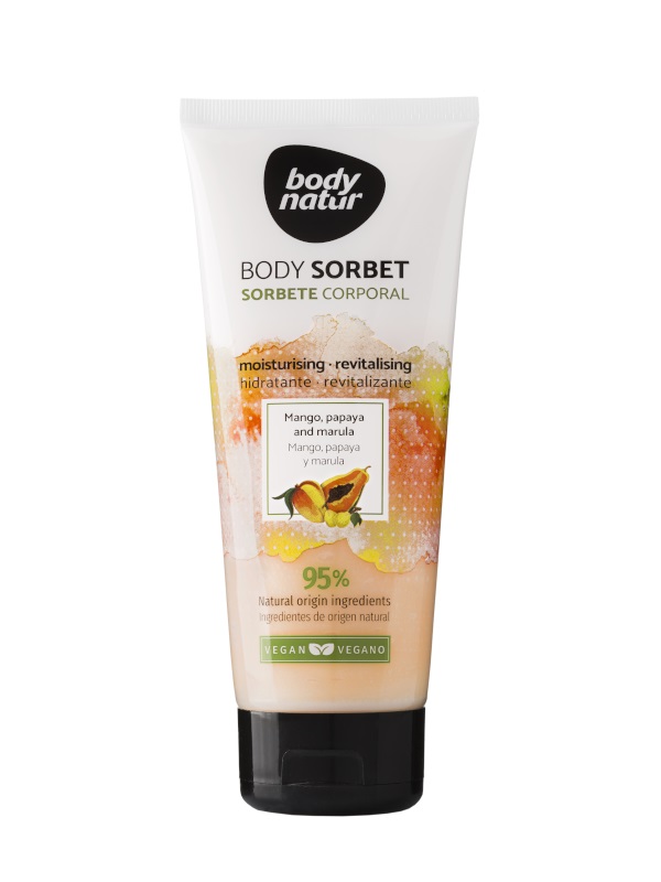 3331971643208098 Sorbet do ciała nawilżająco-rewitalizujący Mango Papaja i Marula 200ml - obrazek 1