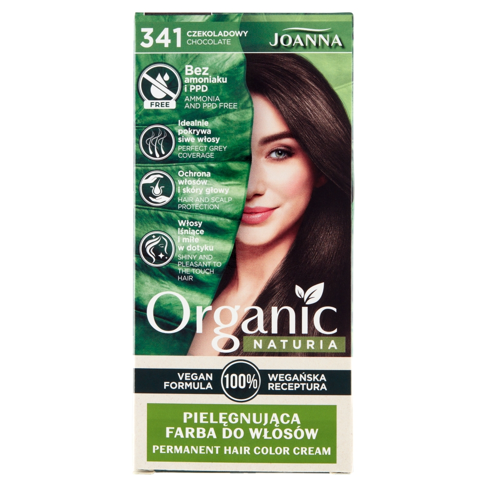 33396021636015823 Naturia Organic pielęgnująca farba do włosów 341 Czekoladowy - obrazek 1