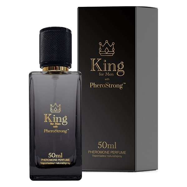 33449571634032287 King For Men Pheromone Perfume perfumy z feromonami dla mężczyzn spray 50ml - obrazek 1