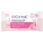 Rose Beauty chusteczki odświeżające z olejkiem z róży japońskiej 15szt.