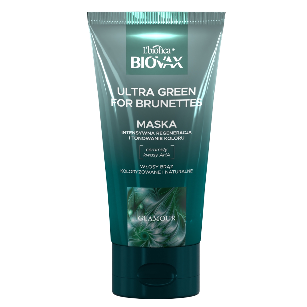 33536221682008243 Glamour Ultra Green For Brunettes maska do włosów dla brunetek 150ml - obrazek 1