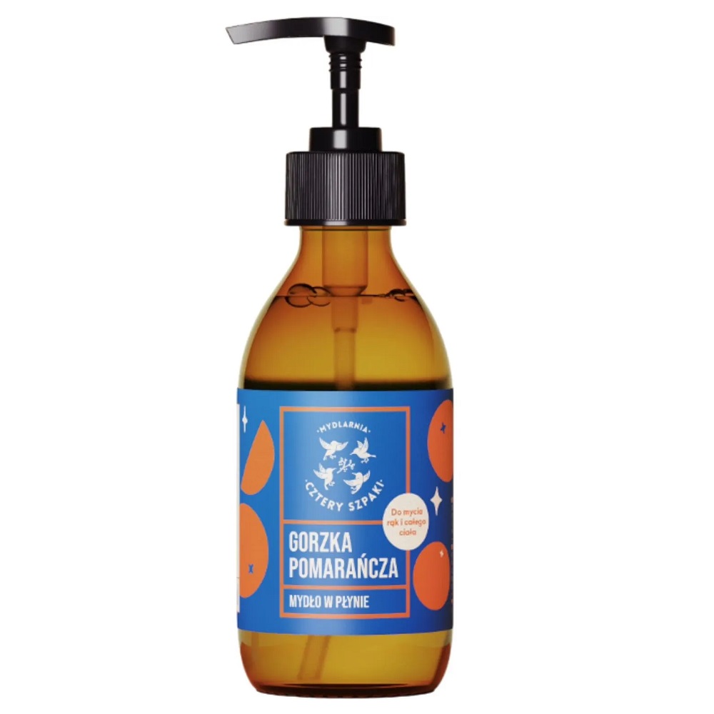 3353801764095416 Naturalne mydło w płynie Gorzka Pomarańcza 300ml - obrazek 1