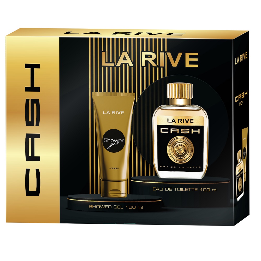 33579771665553434 Cash For Men zestaw woda toaletowa spray 100ml + żel pod prysznic 100ml - obrazek 1