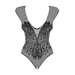 B112 Teddy drapieżne body Black S/M/L