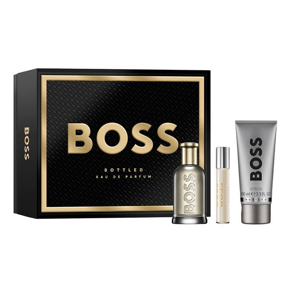 3379921730126343 Boss Bottled zestaw woda perfumowana spray 100ml + woda perfumowana 10ml + żel pod prysznic 100ml - obrazek 1
