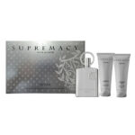 Supremacy Silver zestaw woda perfumowana spray 100ml + żel pod prysznic 100ml + balsam po goleniu 100ml