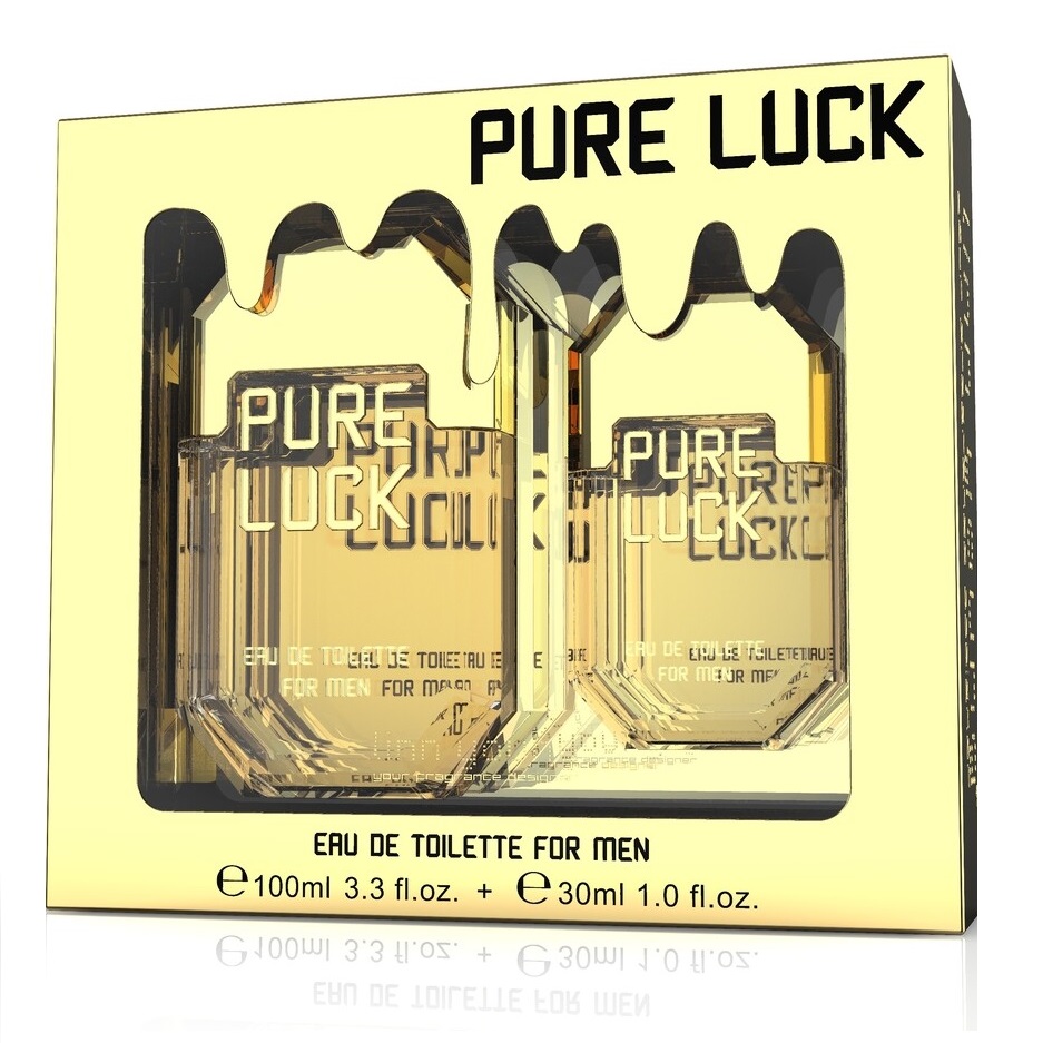 33855211680506018 Pure Luck zestaw woda toaletowa spray 100ml + woda toaletowa spray 30ml - obrazek 1