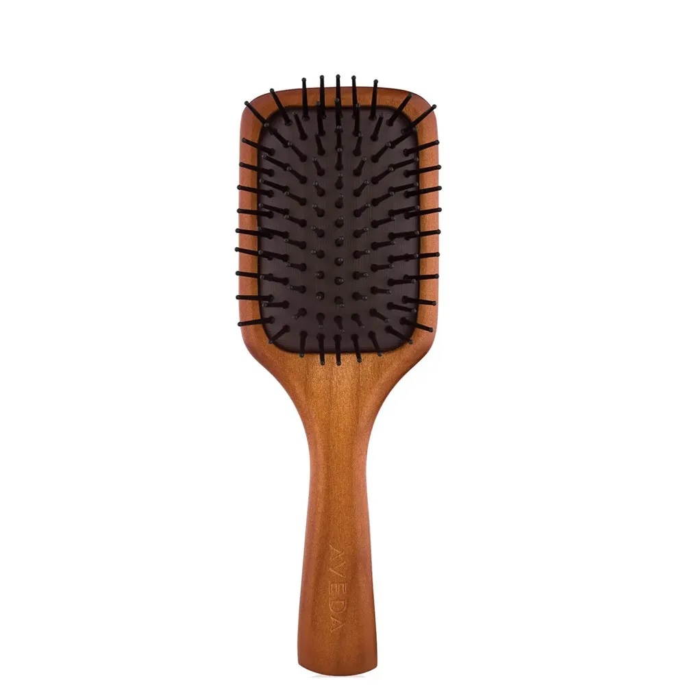 33932581664180043 Wooden Mini Paddle Brush mini drewniana szczotka do włosów - obrazek 1