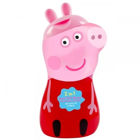 33943911687248900 Świnka Peppa 2in1 Shower Gel & Shampoo żel pod prysznic i szampon dla dzieci 400ml - obrazek 1