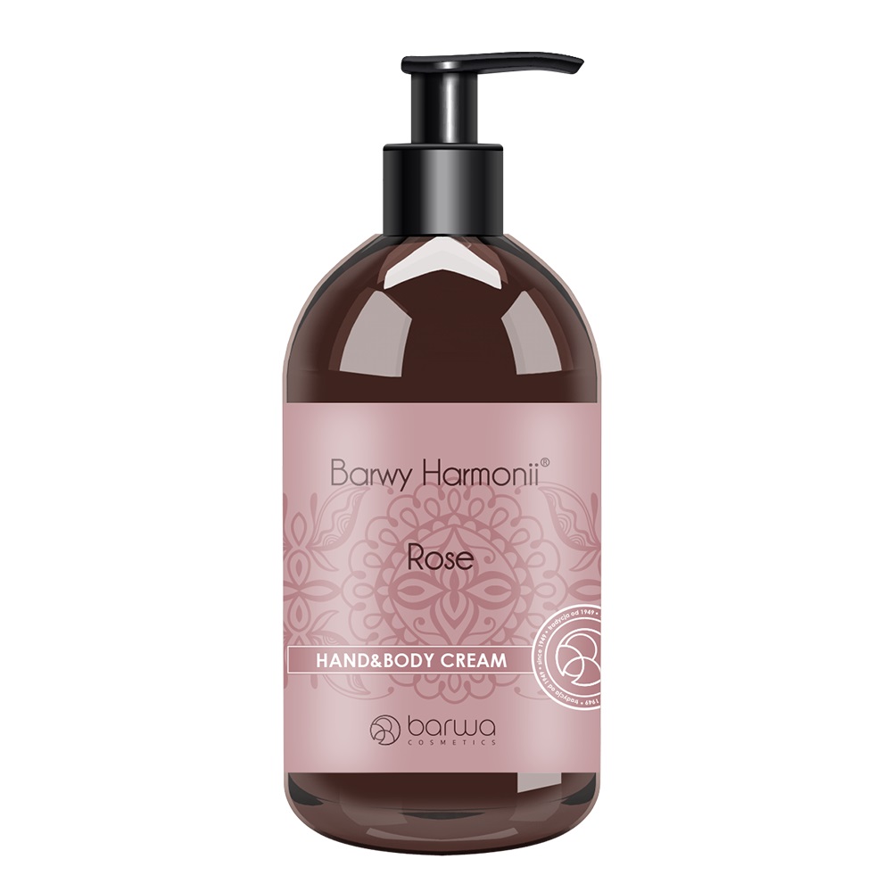 33958911678355404 Barwy Harmonii Hand&Body Cream krem do rąk i ciała Rose 200ml - obrazek 1