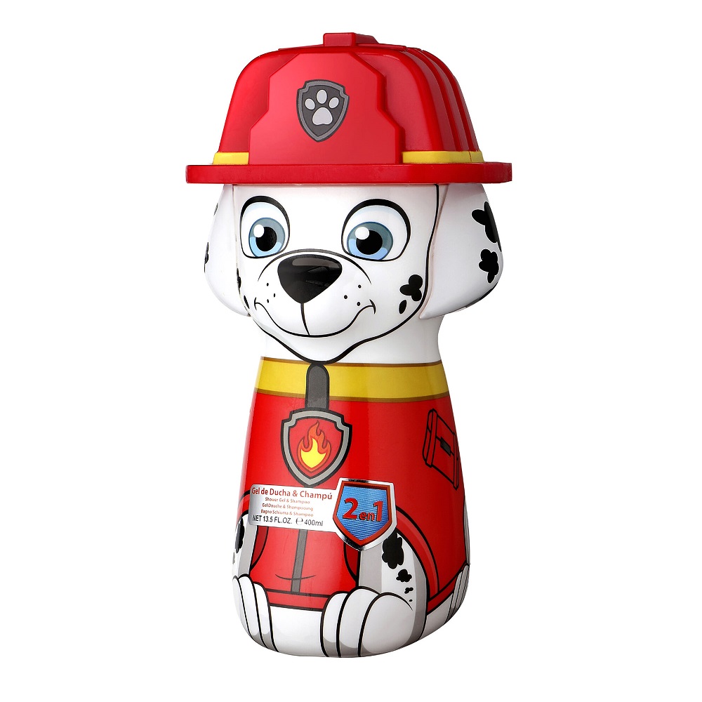 34054351618228482 2in1 Shower Gel & Shampoo 2D żel pod prysznic i szampon dla dzieci Marshall 400ml - obrazek 1