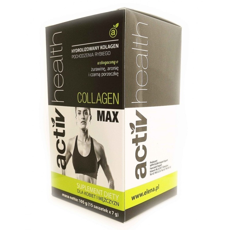 34106081760365214 Collagen Max suplement diety w saszetkach 15x7g - obrazek 1
