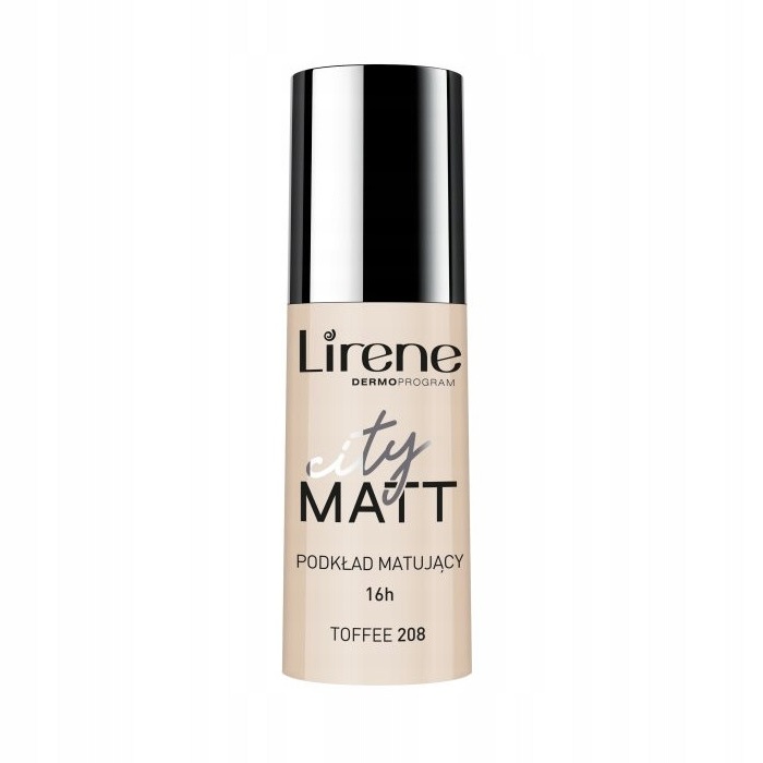 34138531650630892 City Matt podkład matujący do twarzy 208 Toffee 30ml - obrazek 1
