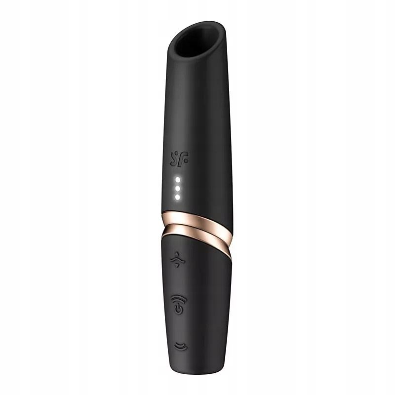 34261421747745742 Perfect Kiss bezdotykowy stymulator łechtaczki Black - obrazek 1